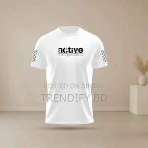 Stylish Half Sleeve Sports T-Shirt