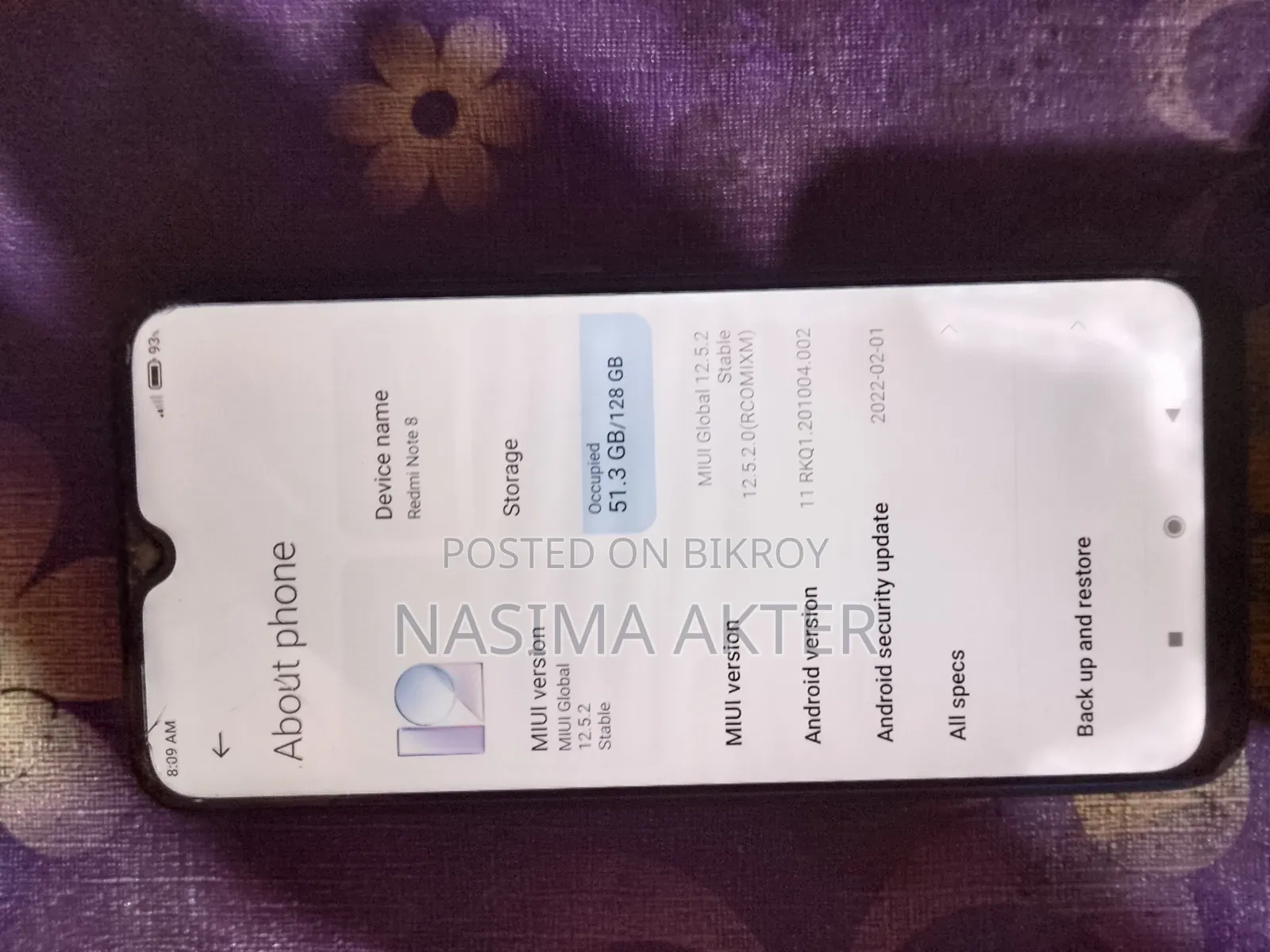 Xiaomi Redmi Note 8 128 GB Red