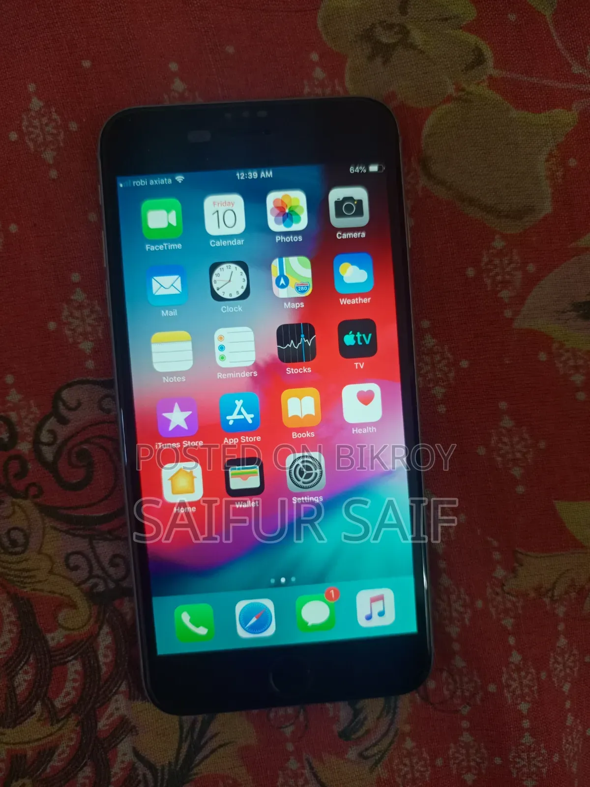 New Apple iPhone 6s Plus 64 GB Silver