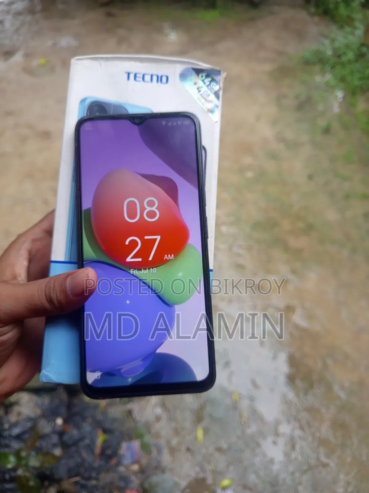 Tecno Pop 7 64 GB Black