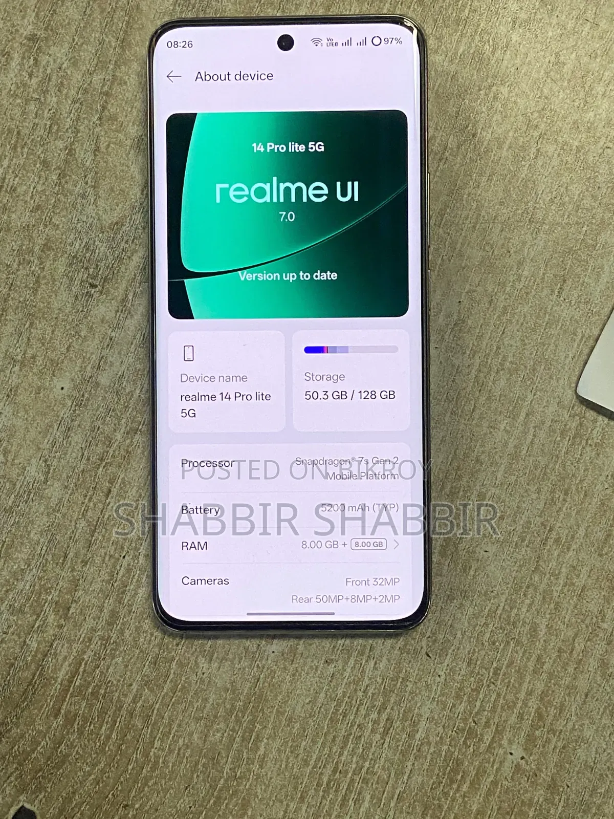 Realme 14 Pro Lite 128 GB White