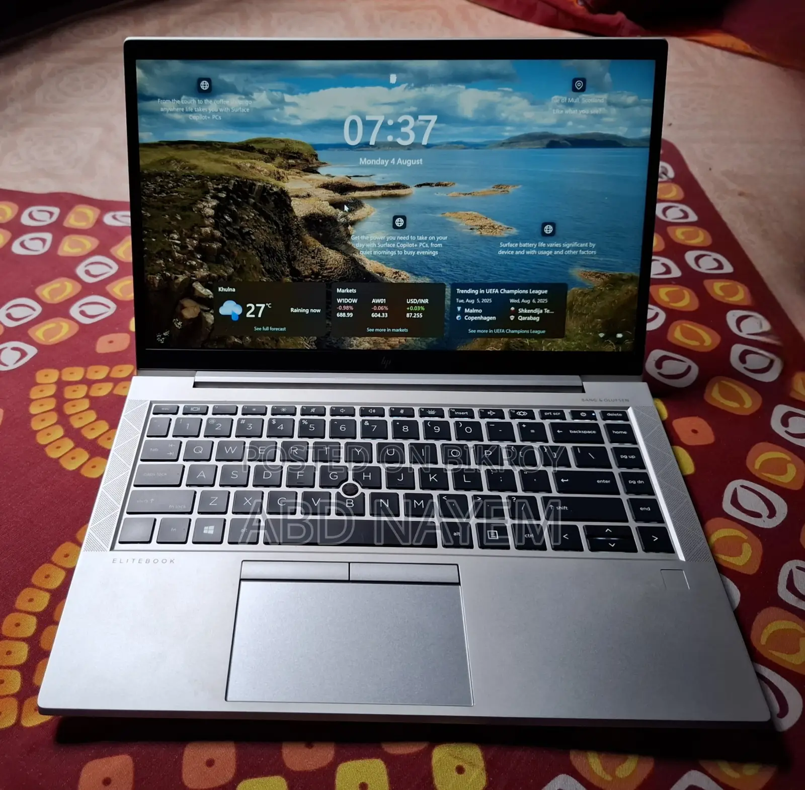 Laptop HP EliteBook 845 G7 16GB AMD Ryzen SSD 512GB