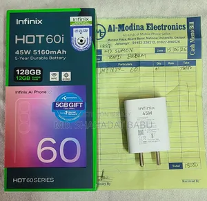 Infinix Hot 60i 128 GB Silver