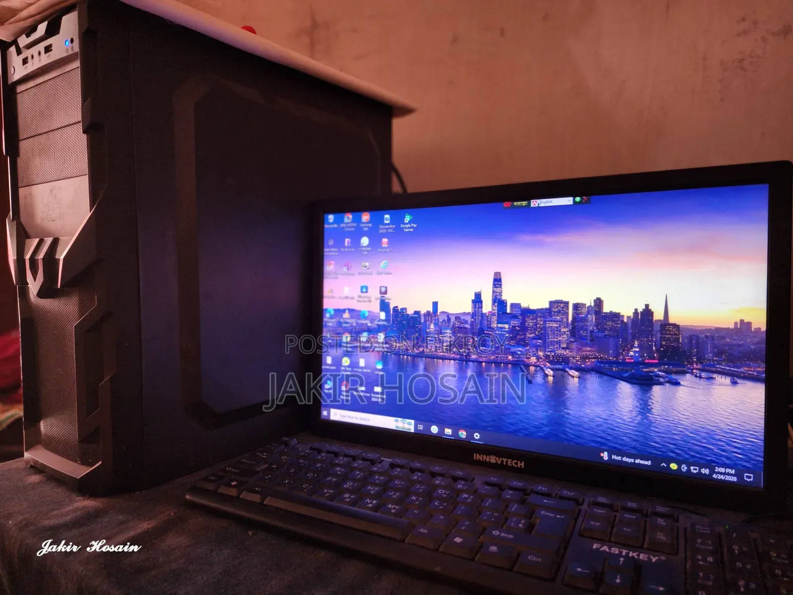 Desktop Computer 4GB Intel Core I3 SSD 256GB