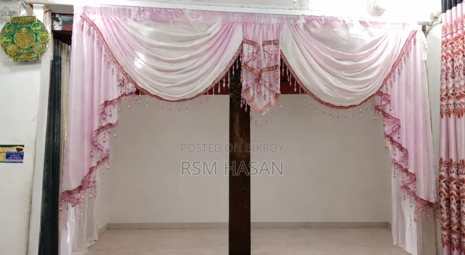 ডেকোরেটিভ দরজার শো পর্দা ড্রেপিং, কম টাকায় বিক্রি করব 1 পিস