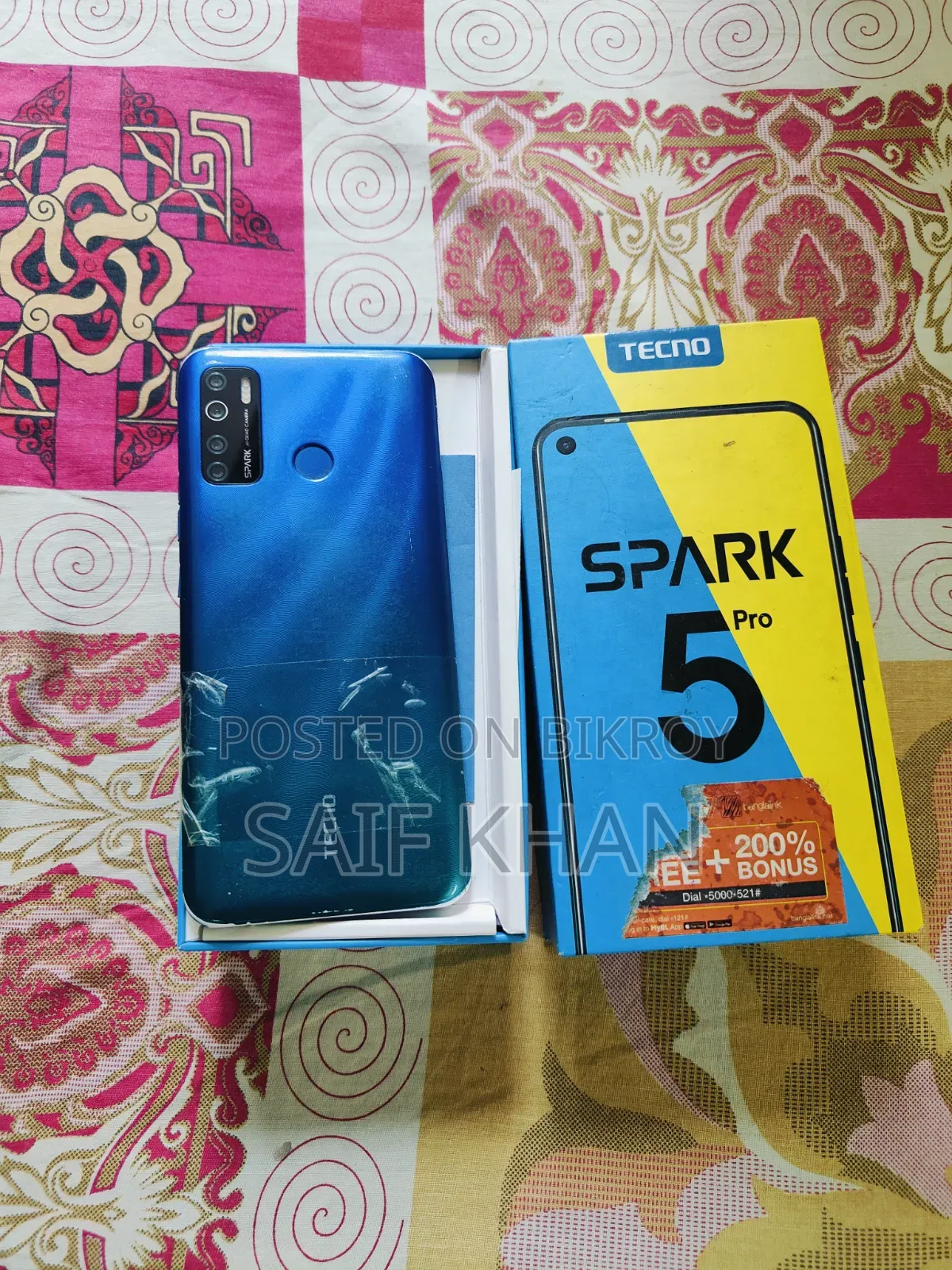 Tecno Spark 5 Pro 64 GB Blue