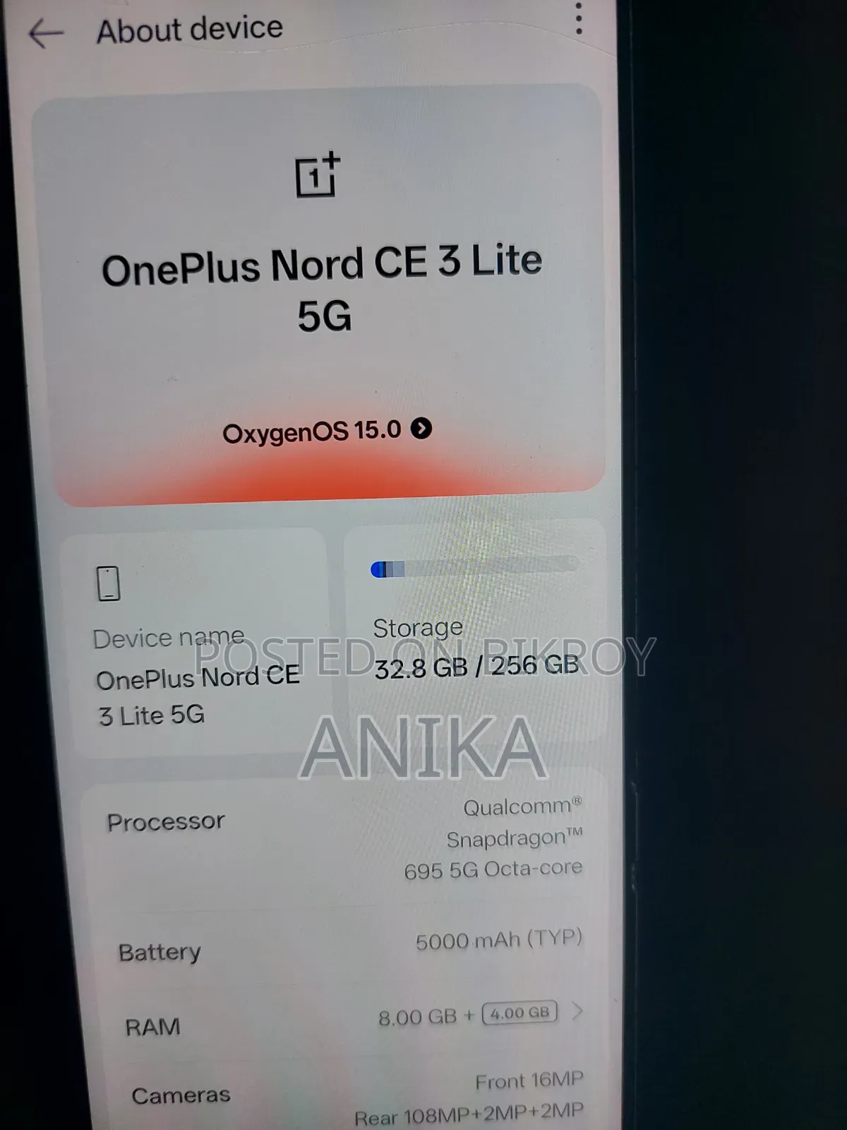 OnePlus Nord 256 GB Gray