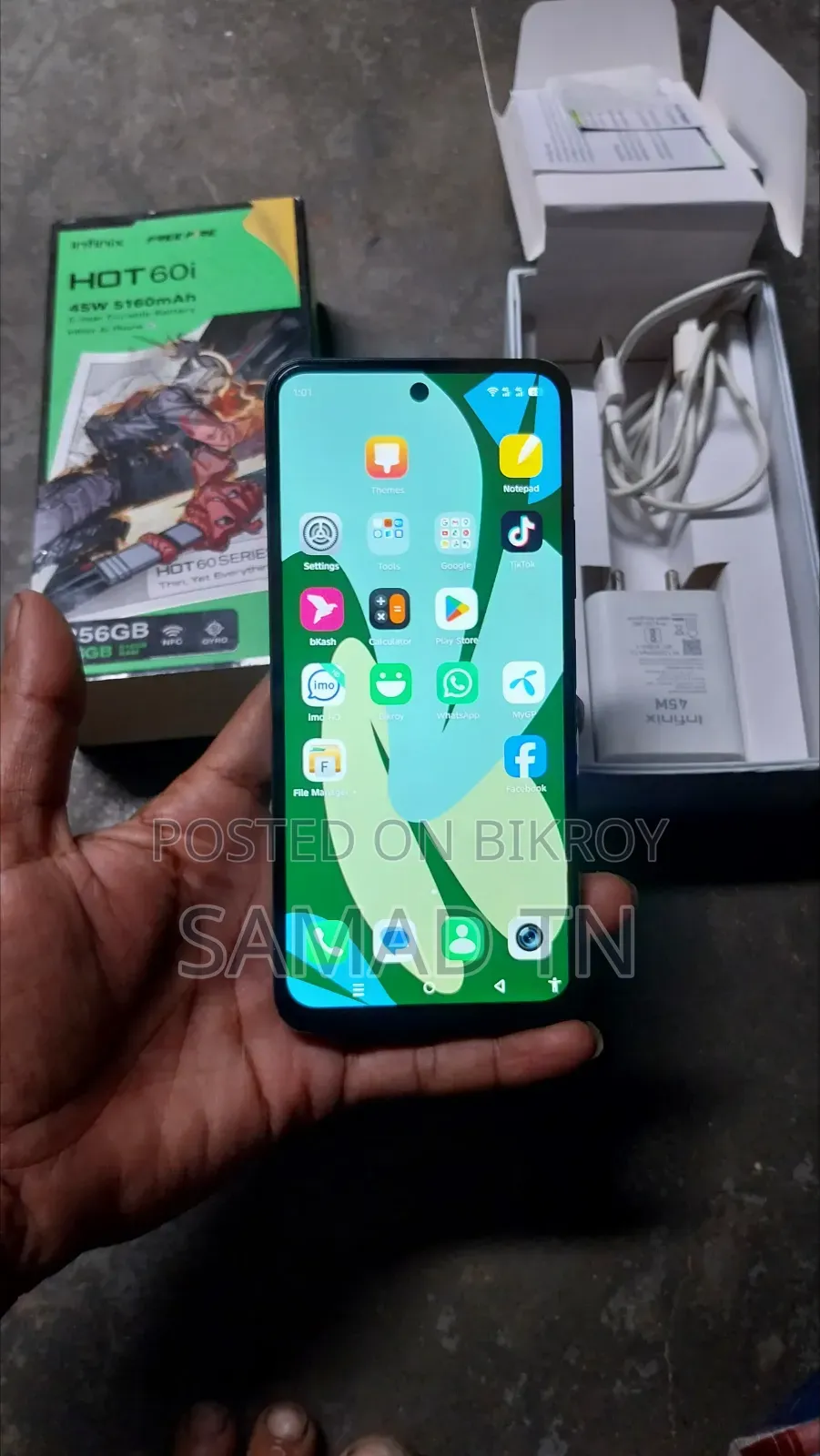 Infinix Hot 60i 256 GB Black