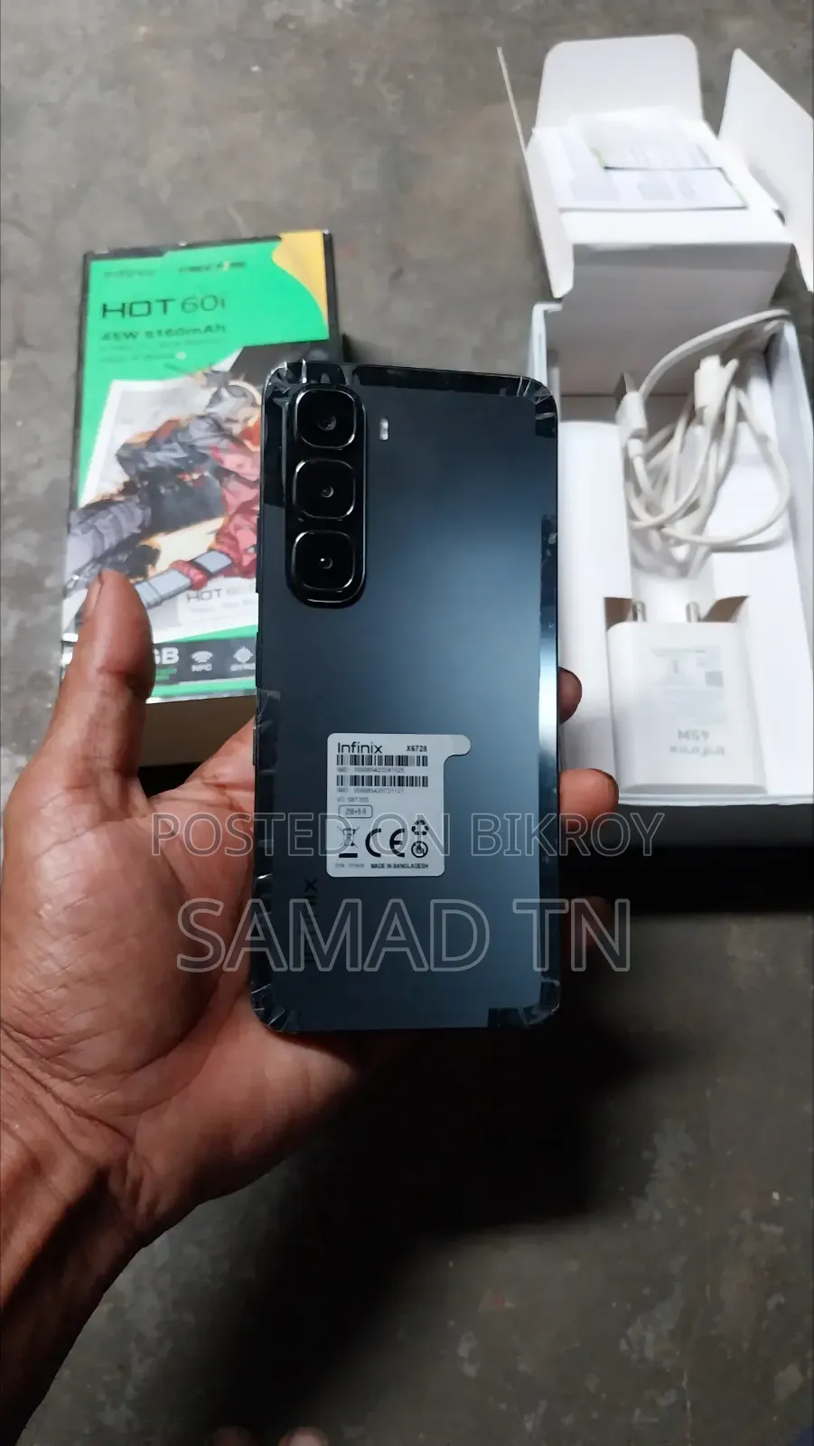 Infinix Hot 60i 256 GB Black