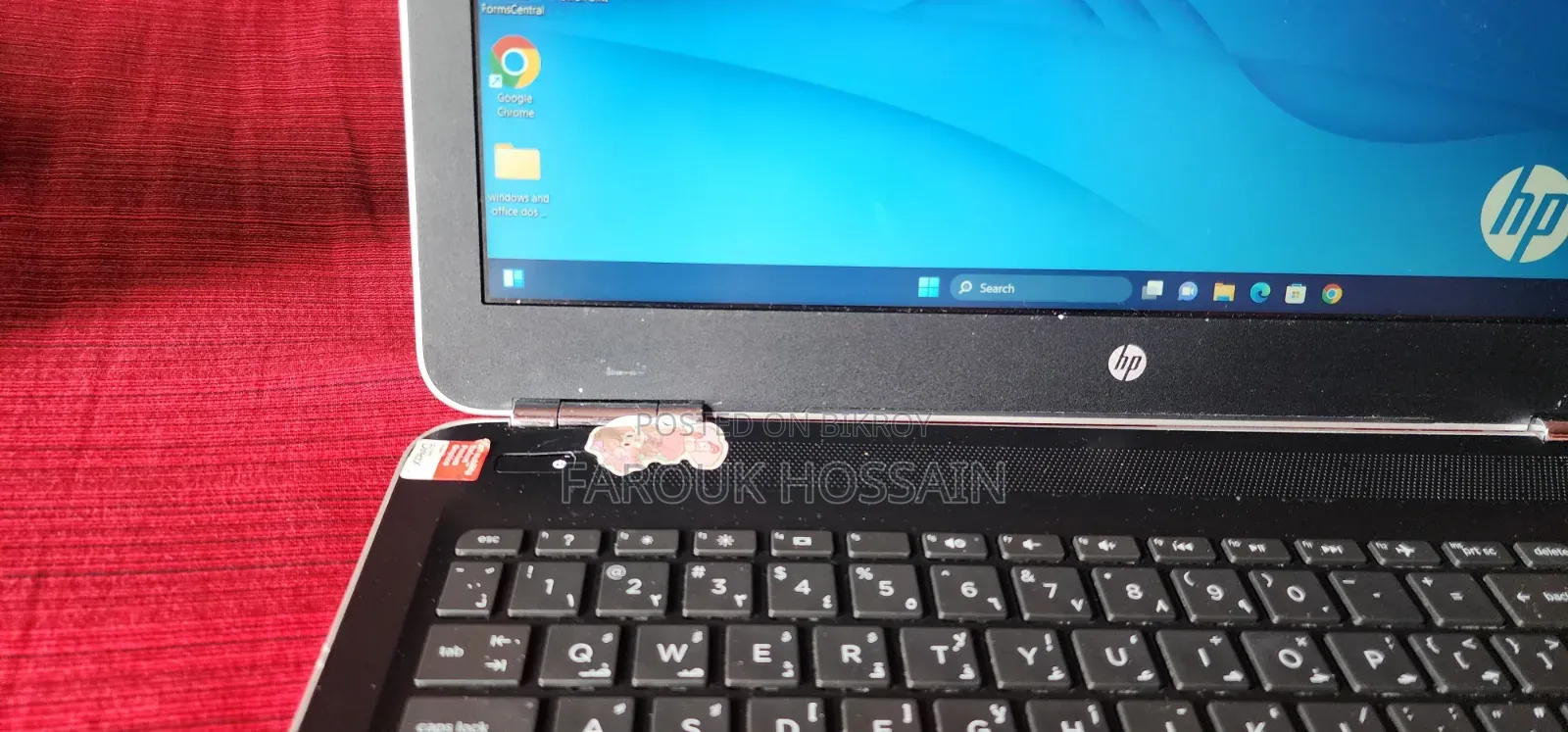 Laptop HP 15s 8GB Intel Core I7 HDD 1TB
