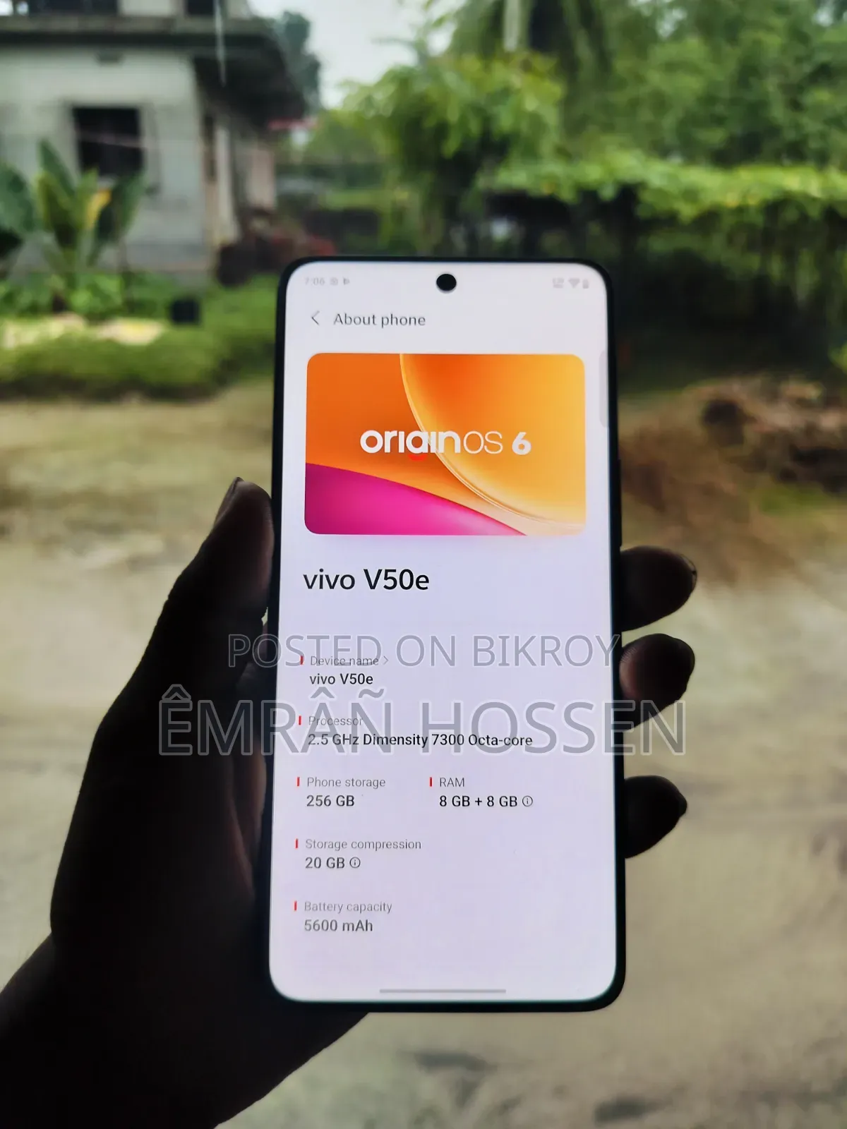Vivo V50e 256 GB Blue