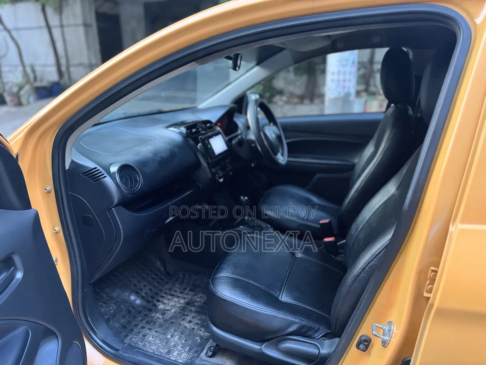 Mitsubishi Mirage 2012 Yellow