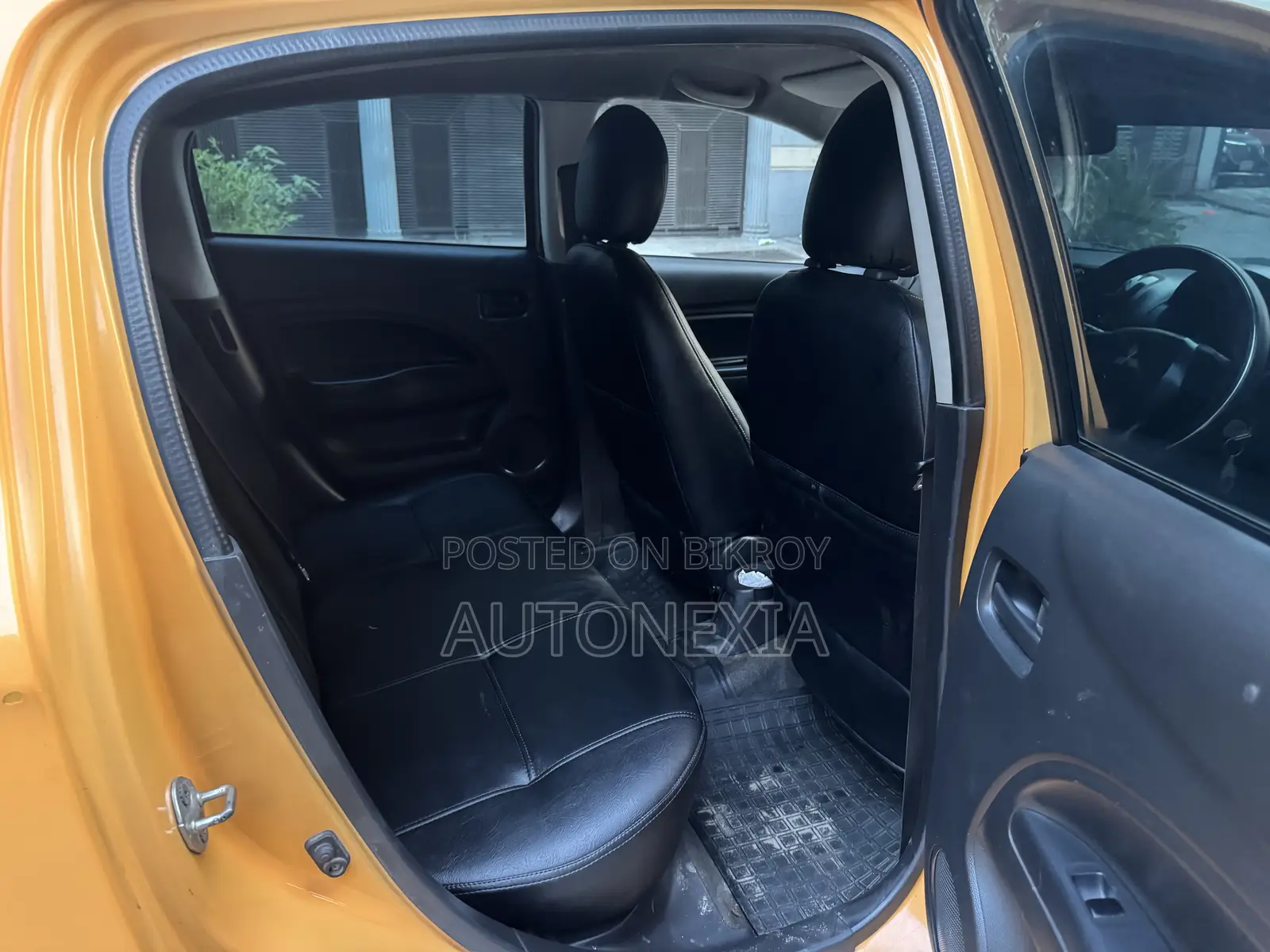 Mitsubishi Mirage 2012 Yellow