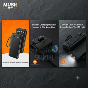 Ven-Dens 10000mah Portable Power Bank