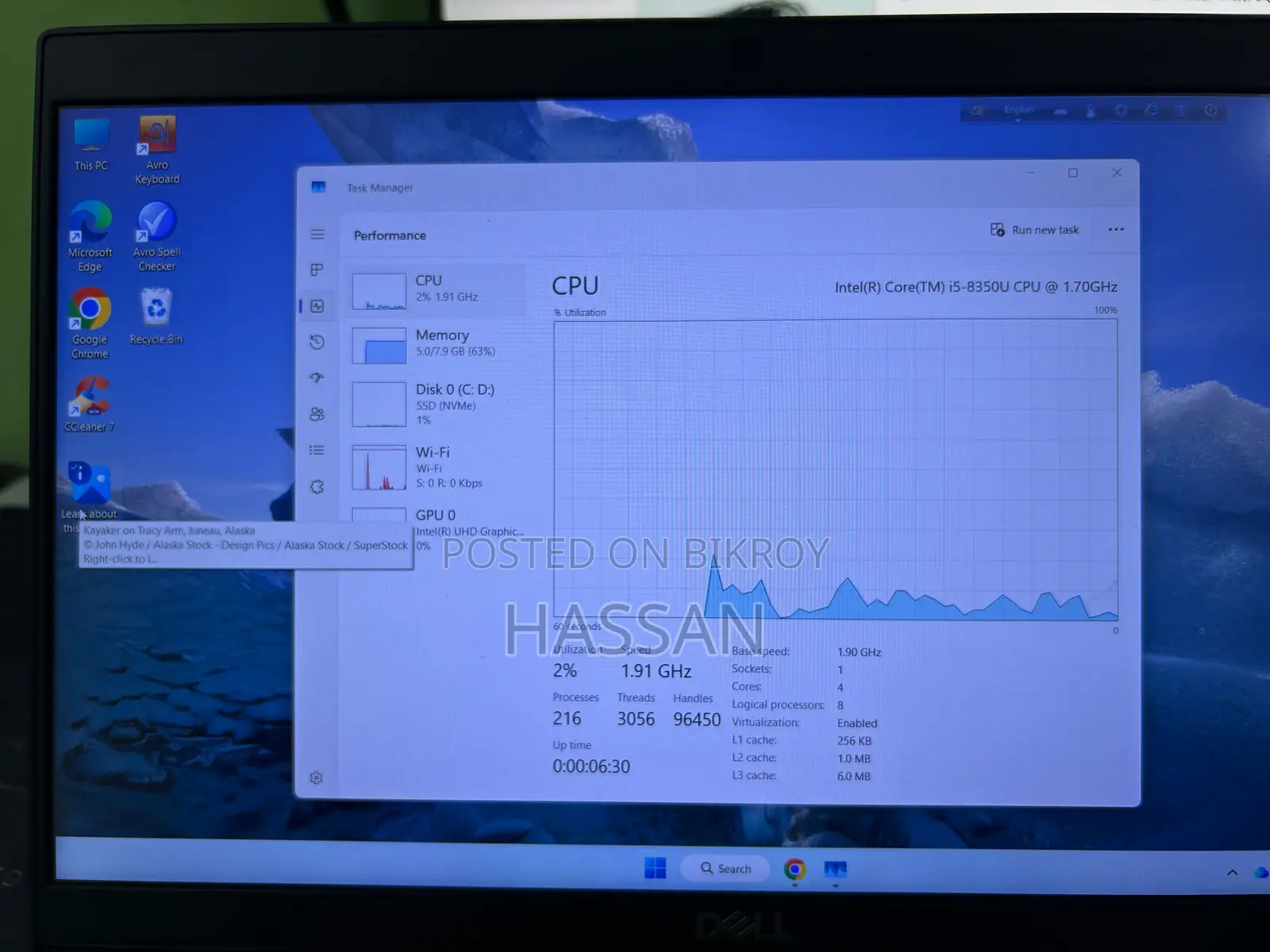 Laptop Dell Latitude 7390 8GB Intel Core I5 SSD 256GB