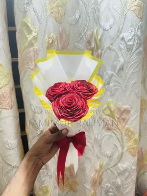 রিবন ফ্লাওয়ার তোড়া