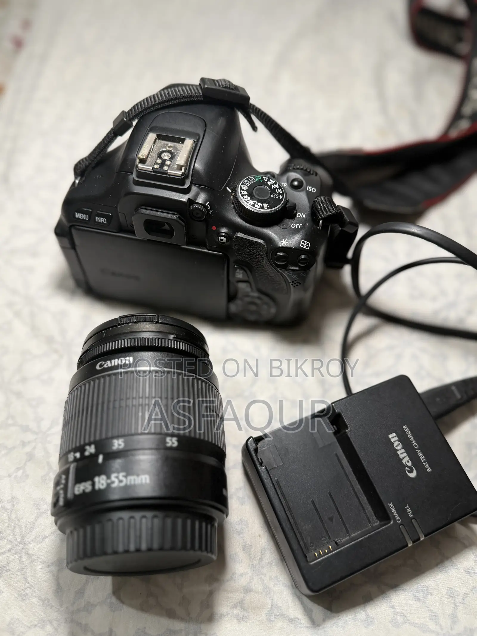 Canon 600d DSLR Camera +Kit Lens -Excellent Condition