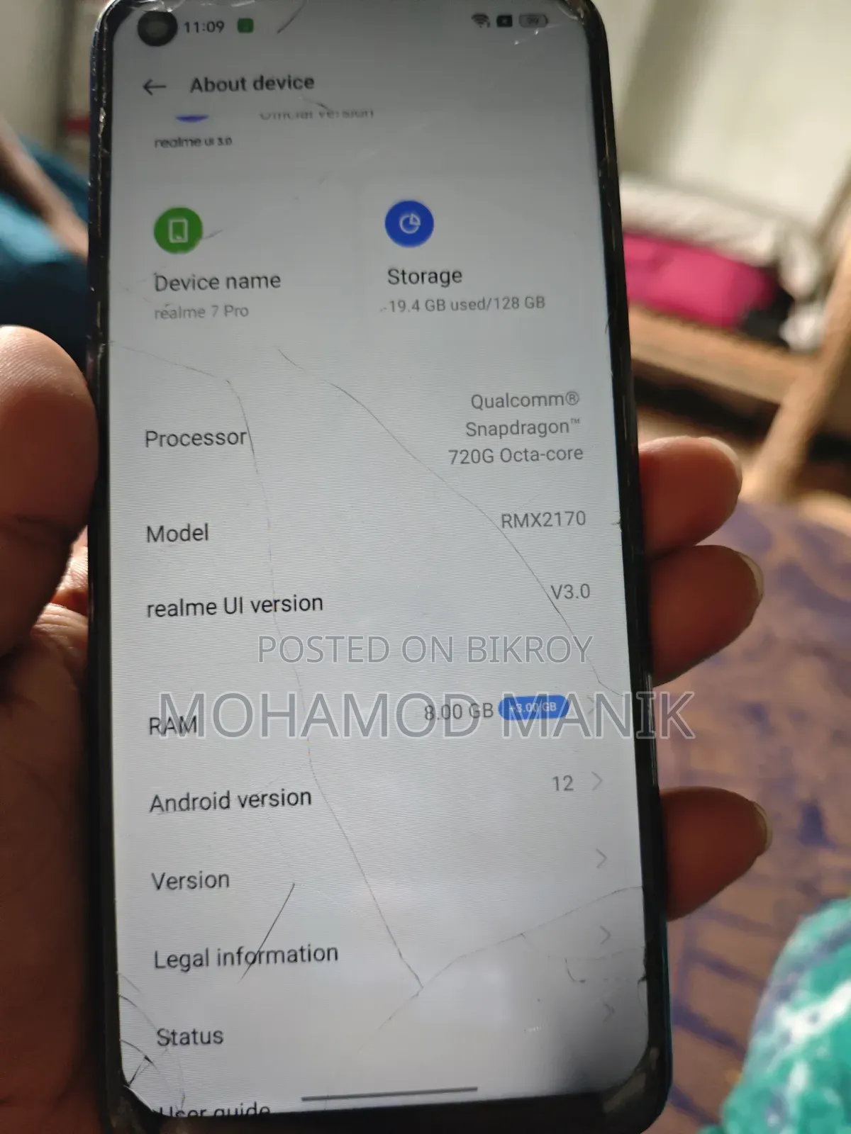 Realme 7 Pro 128 GB Blue