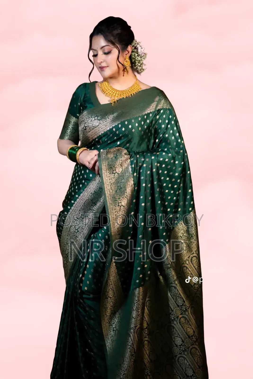 Jori Katan Saree With Blouse Piece