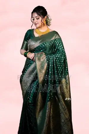 Jori Katan Saree With Blouse Piece