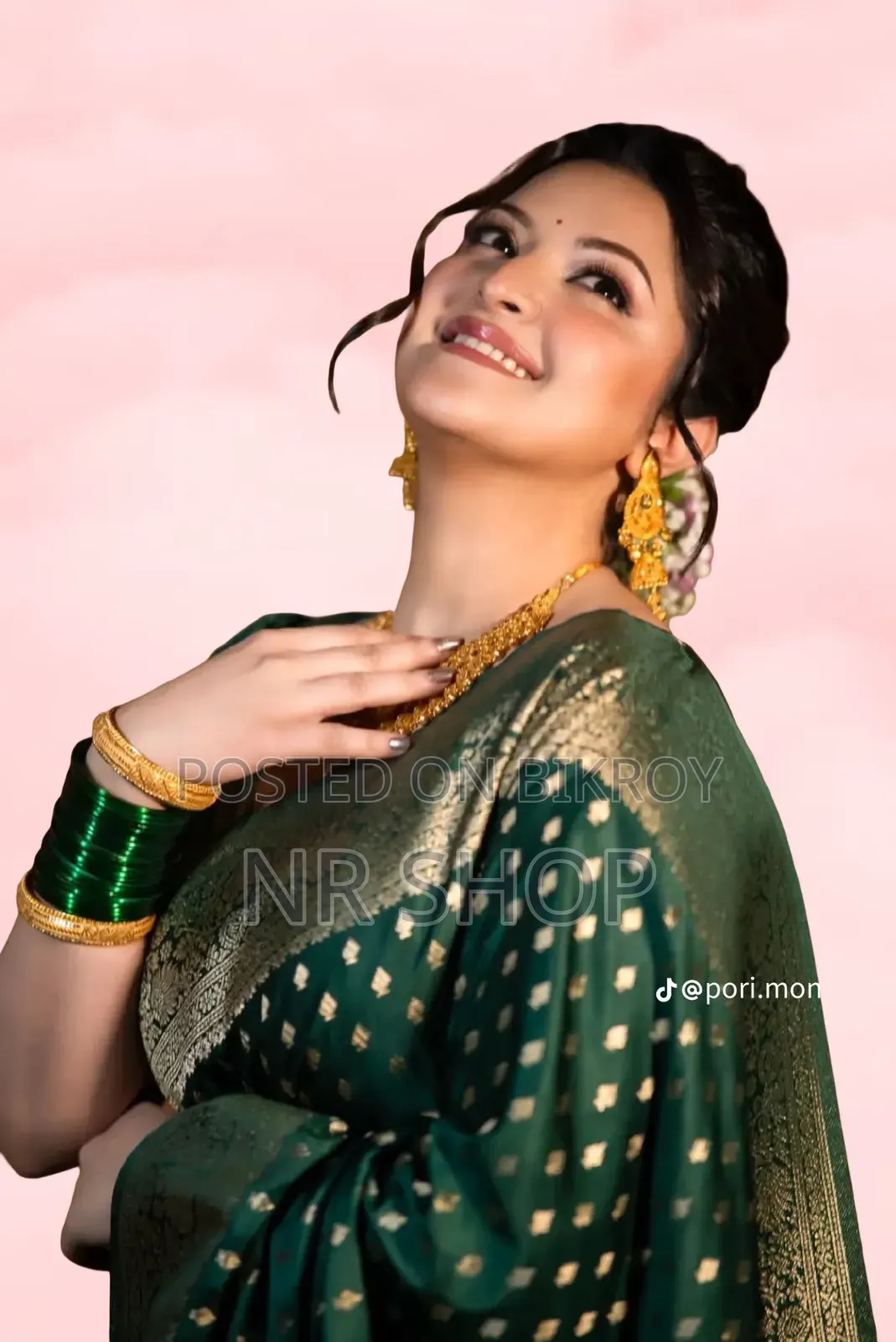 Jori Katan Saree With Blouse Piece