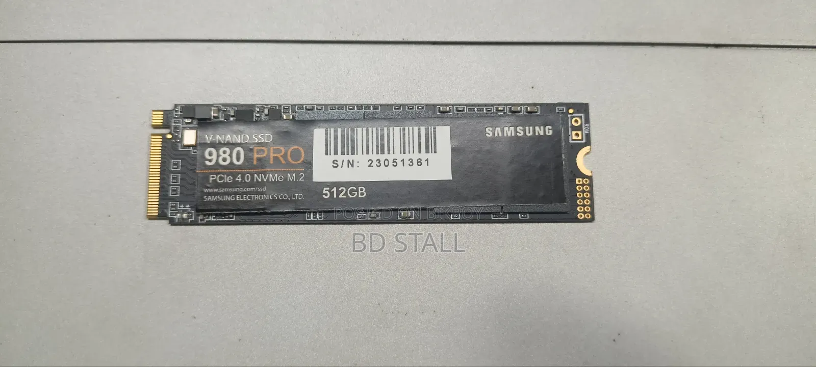 SSD Samsung 512gb 100% Health