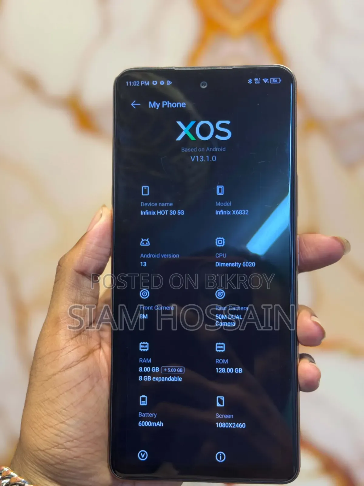 Infinix Hot 30 5G 128 GB Orange