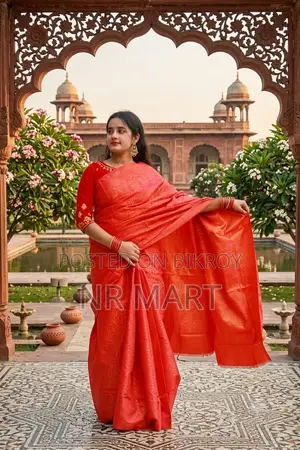 Reflection of Elegance – Original Sirajganj Silk Katan Saree