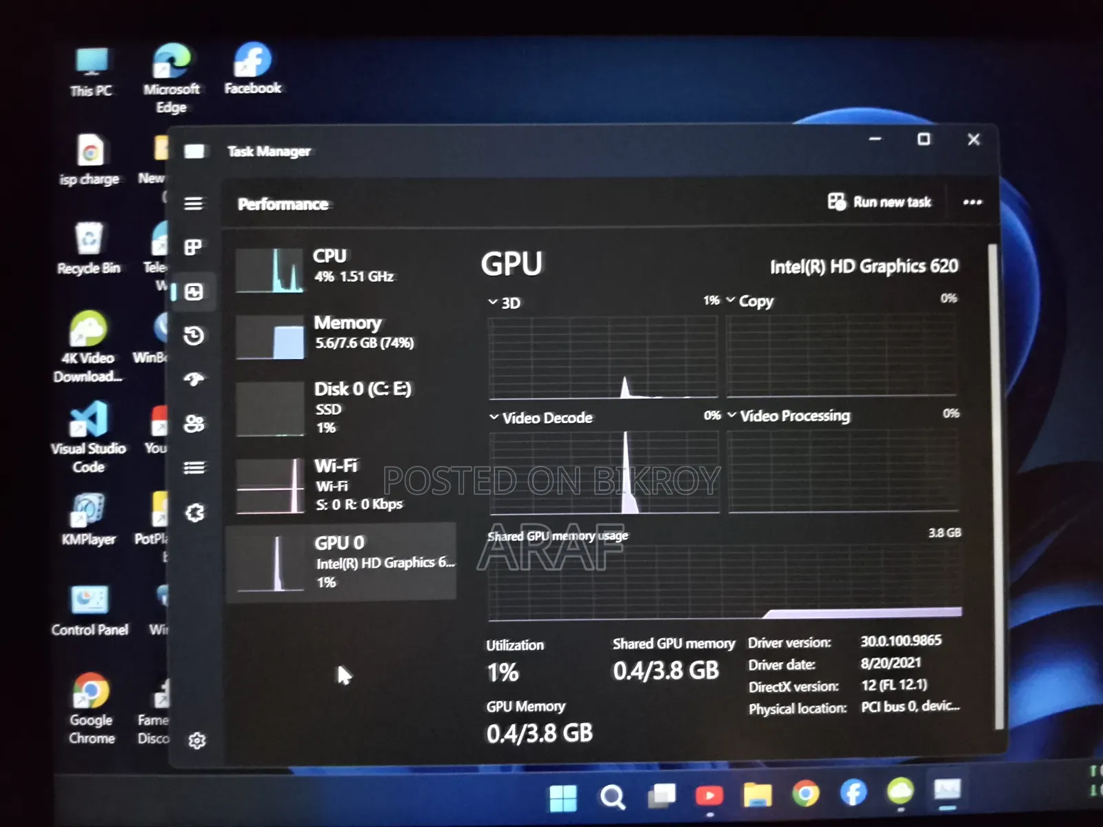 Laptop Lenovo ThinkPad T470s 8GB Intel Core i5 SSD 256GB
