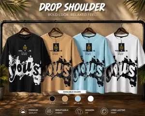 Premium Drop Shoulder T-Shirt | M, L, Xl | 4 Colors Cash on Delivery