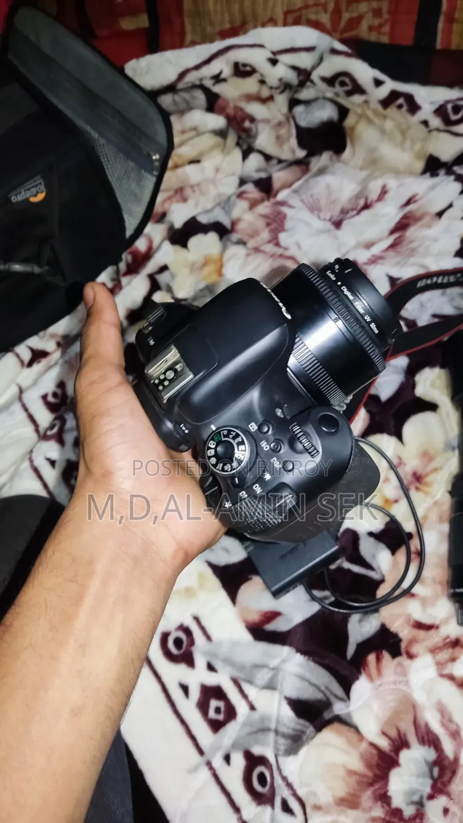 Canon Eos 750d With Zoom and Prime Lens
