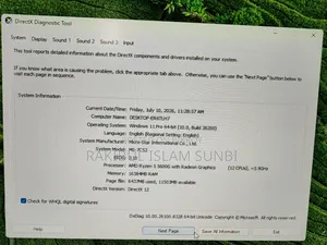 Desktop Computer 16GB AMD Ryzen 5 HDD+SSD 1T