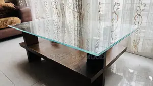 Glass Top Double Shelf Tea Table for Sale