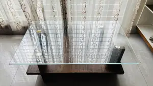 Glass Top Double Shelf Tea Table for Sale