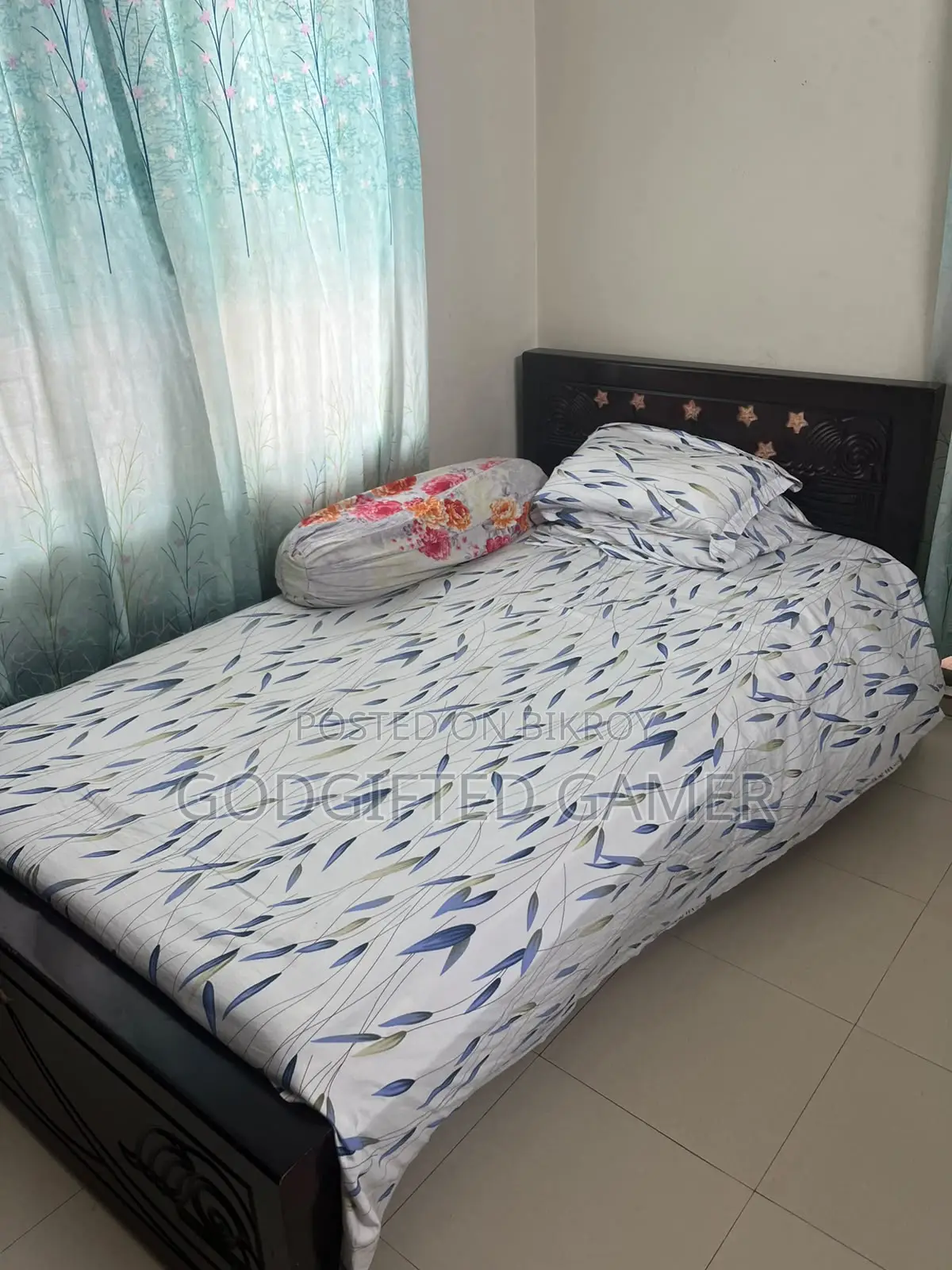 Bed and mattress to be sold together at a very low price.