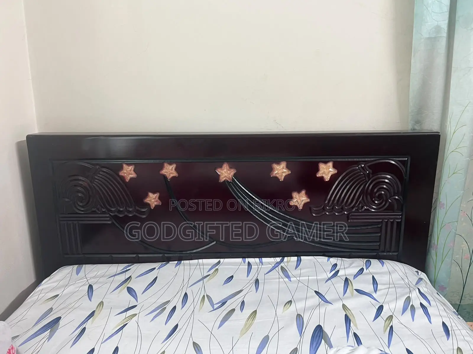Bed and mattress to be sold together at a very low price.