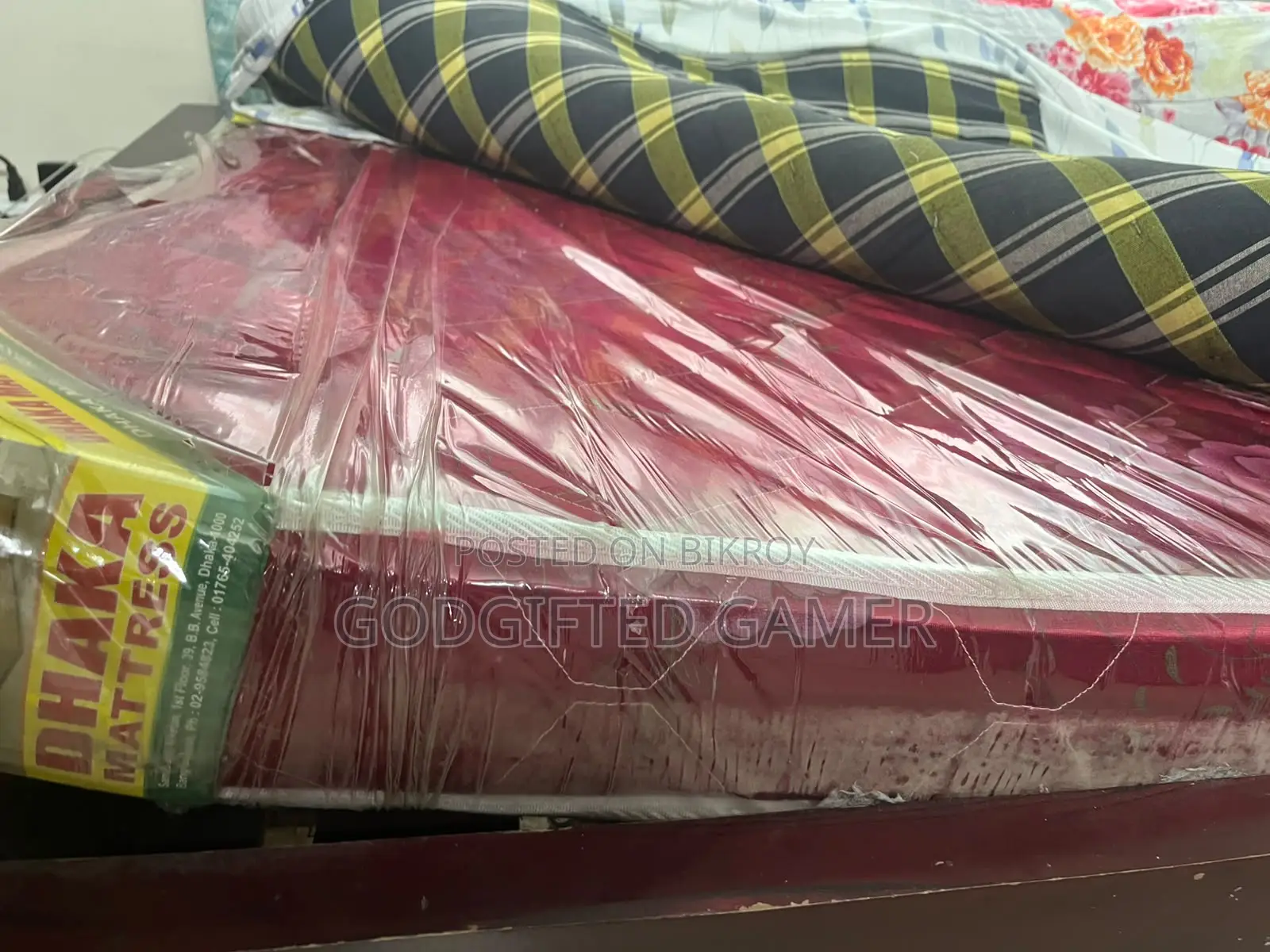 Bed and mattress to be sold together at a very low price.