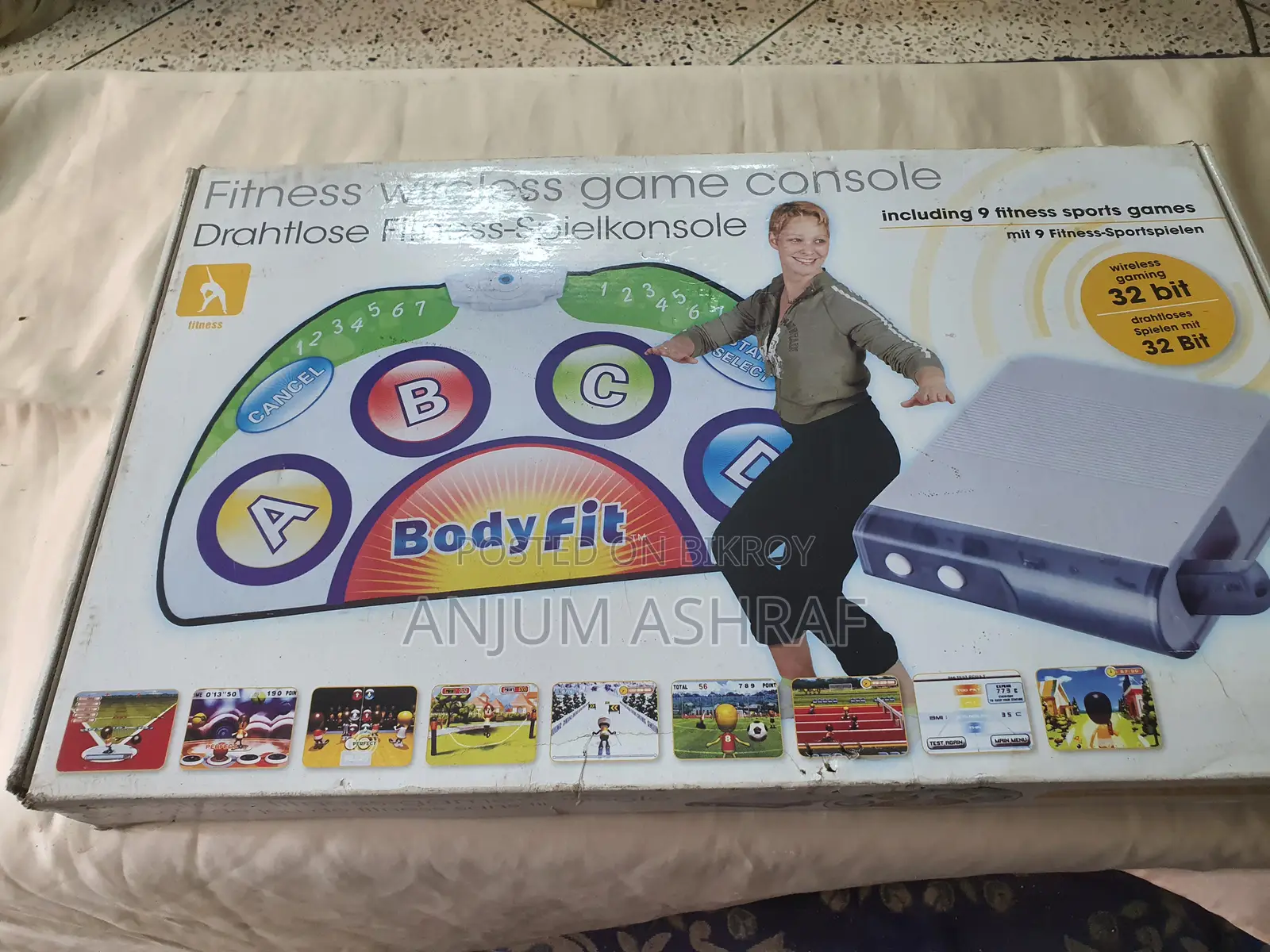 Bodyfit
Fitness Wireless Game Console
Wireless Gaming – 32 Bit