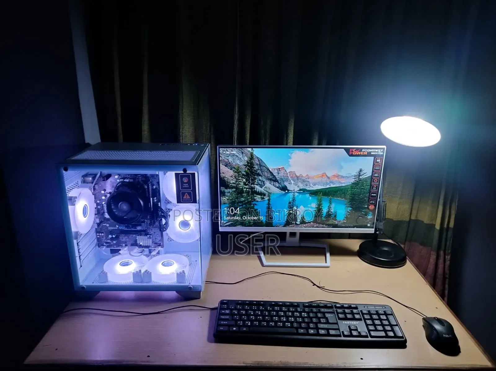 Desktop Computer 16GB AMD Ryzen 7 HDD+SSD 1T