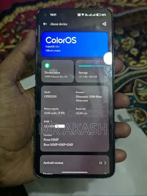 Oppo Reno7 Pro 5G 256 GB Black