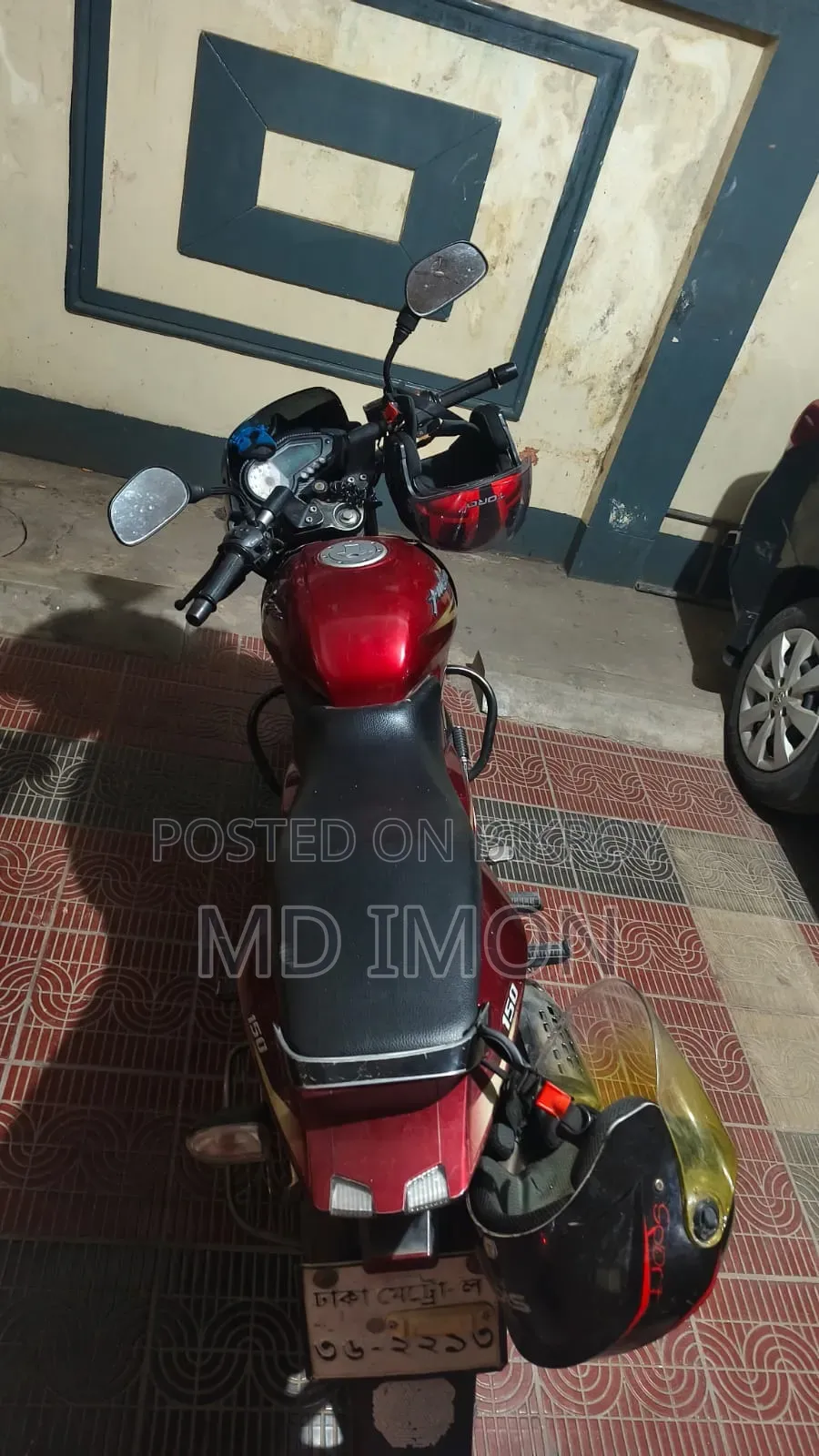 বাজাজ পালসার ১৫০ ২০১৮ লাল