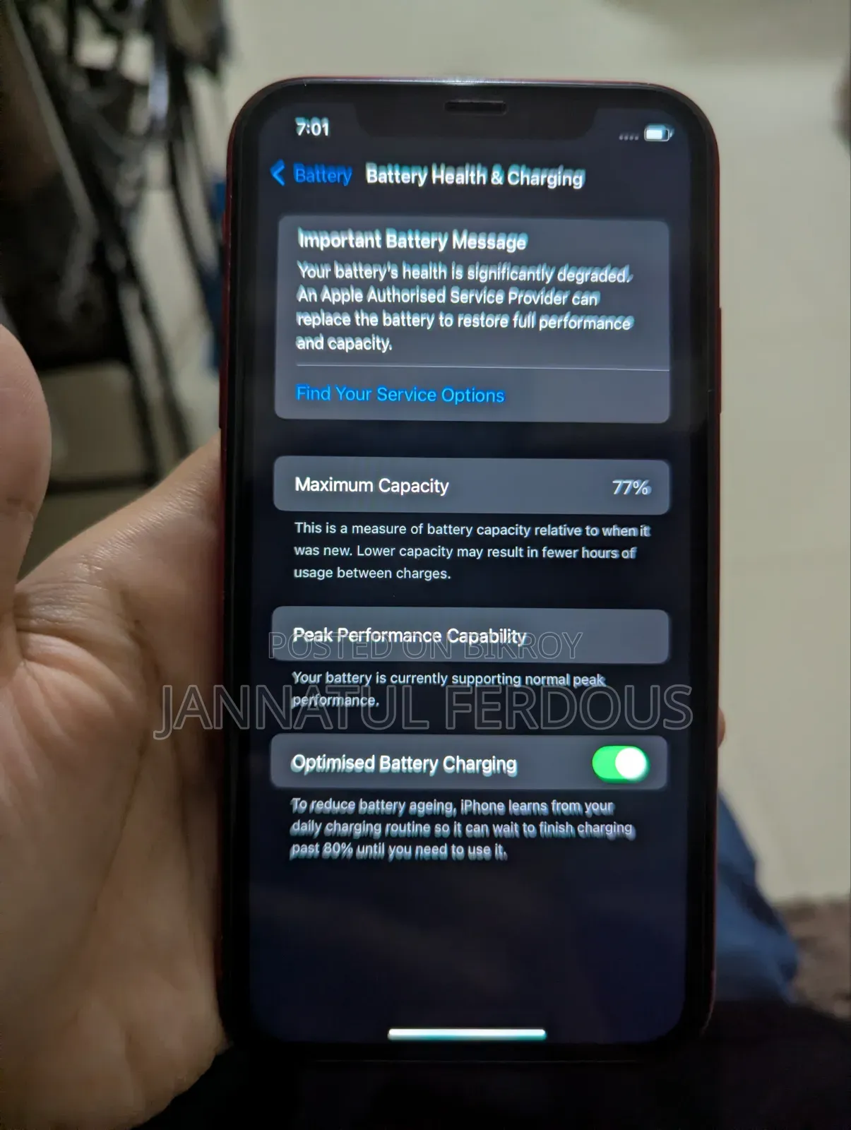 Apple iPhone XR 64 GB Red