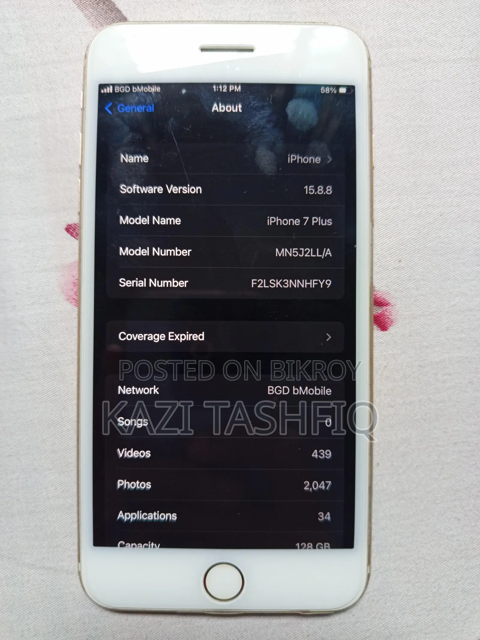 Apple iPhone 7 Plus 128 GB Gold