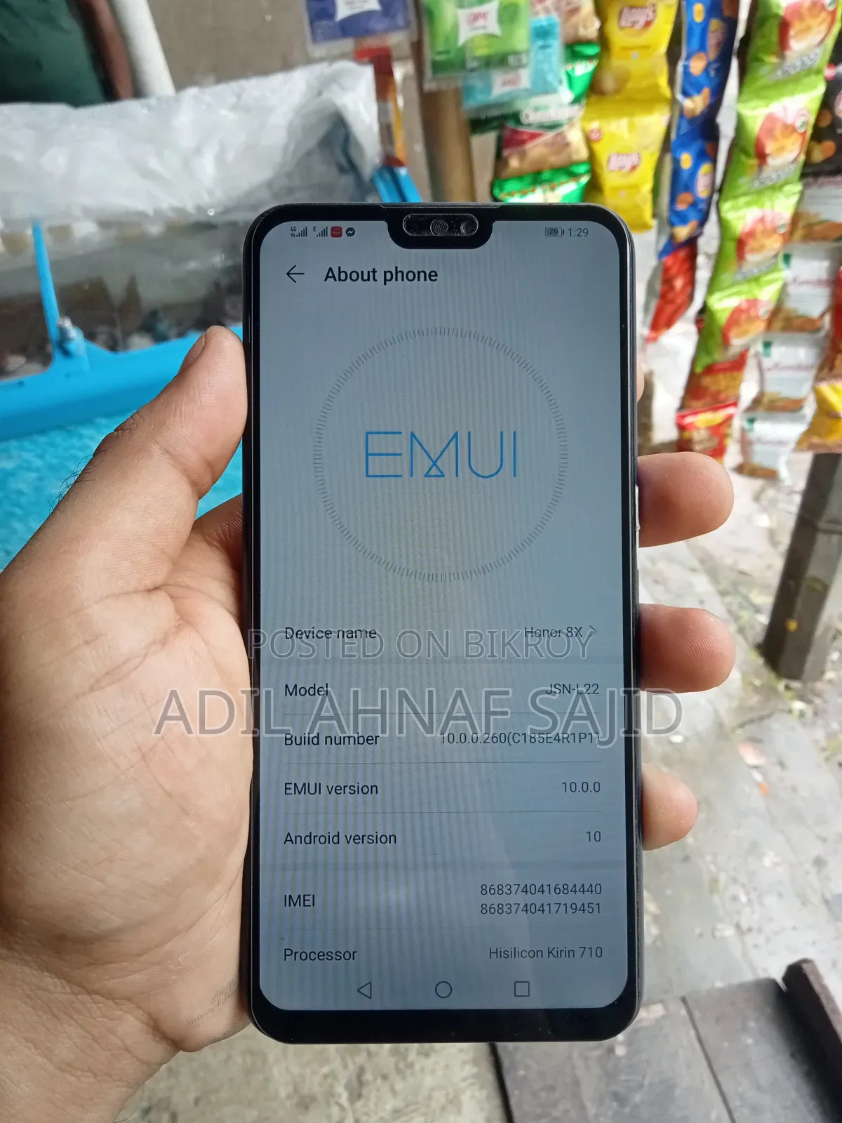 Honor 8X 64 GB Blue