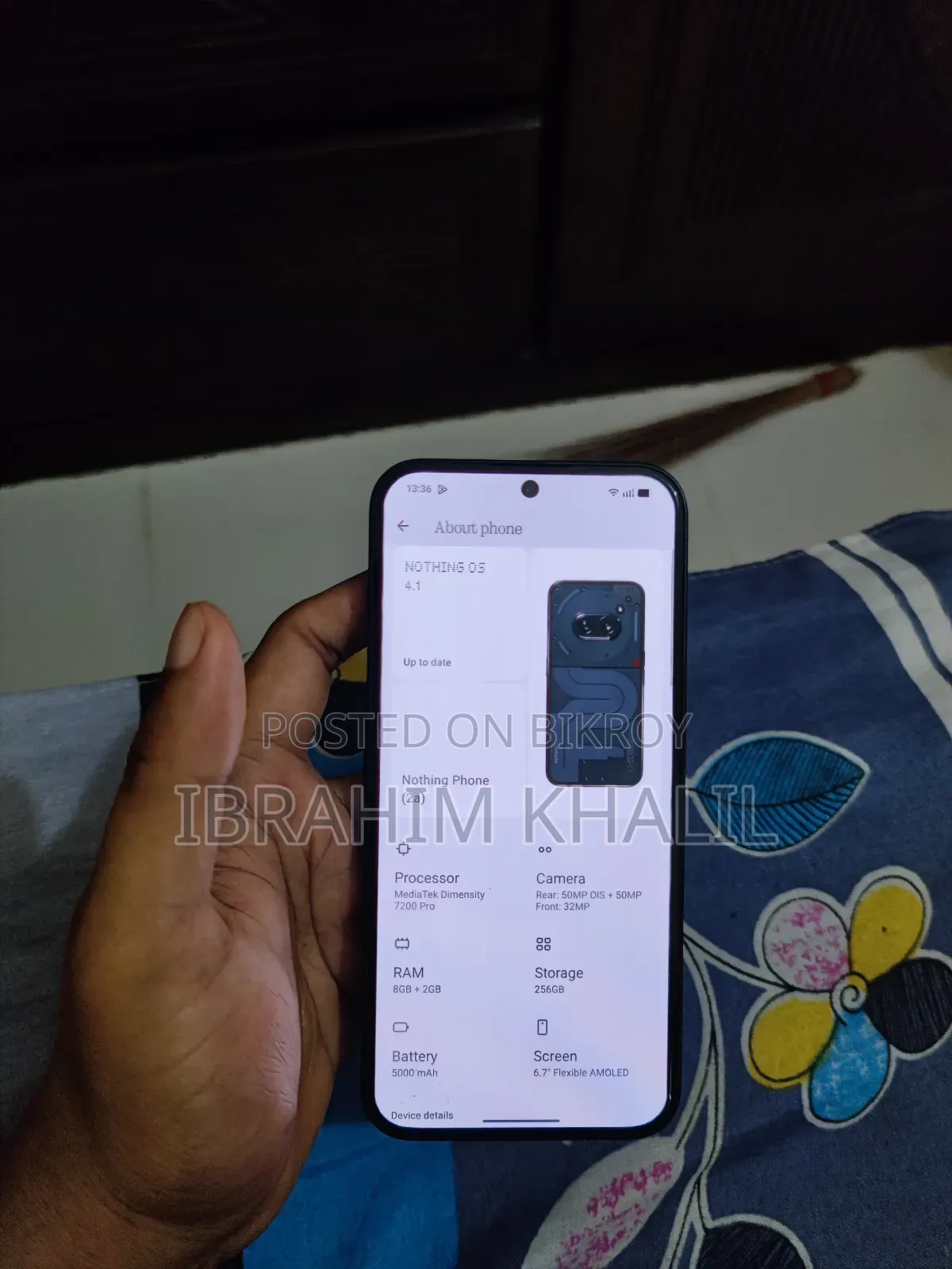 নাথিং ফোন ২এ ২৫৬ জিবি কালো