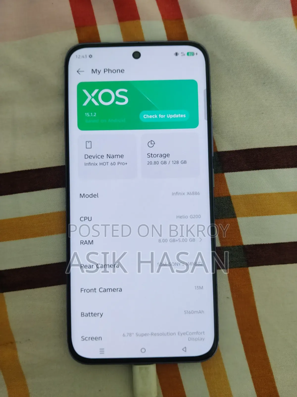 Infinix Hot 60 Pro+ 128 GB Purple