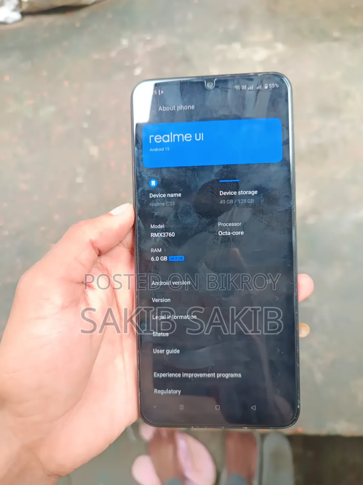 Realme C53 (India) 128 GB Black