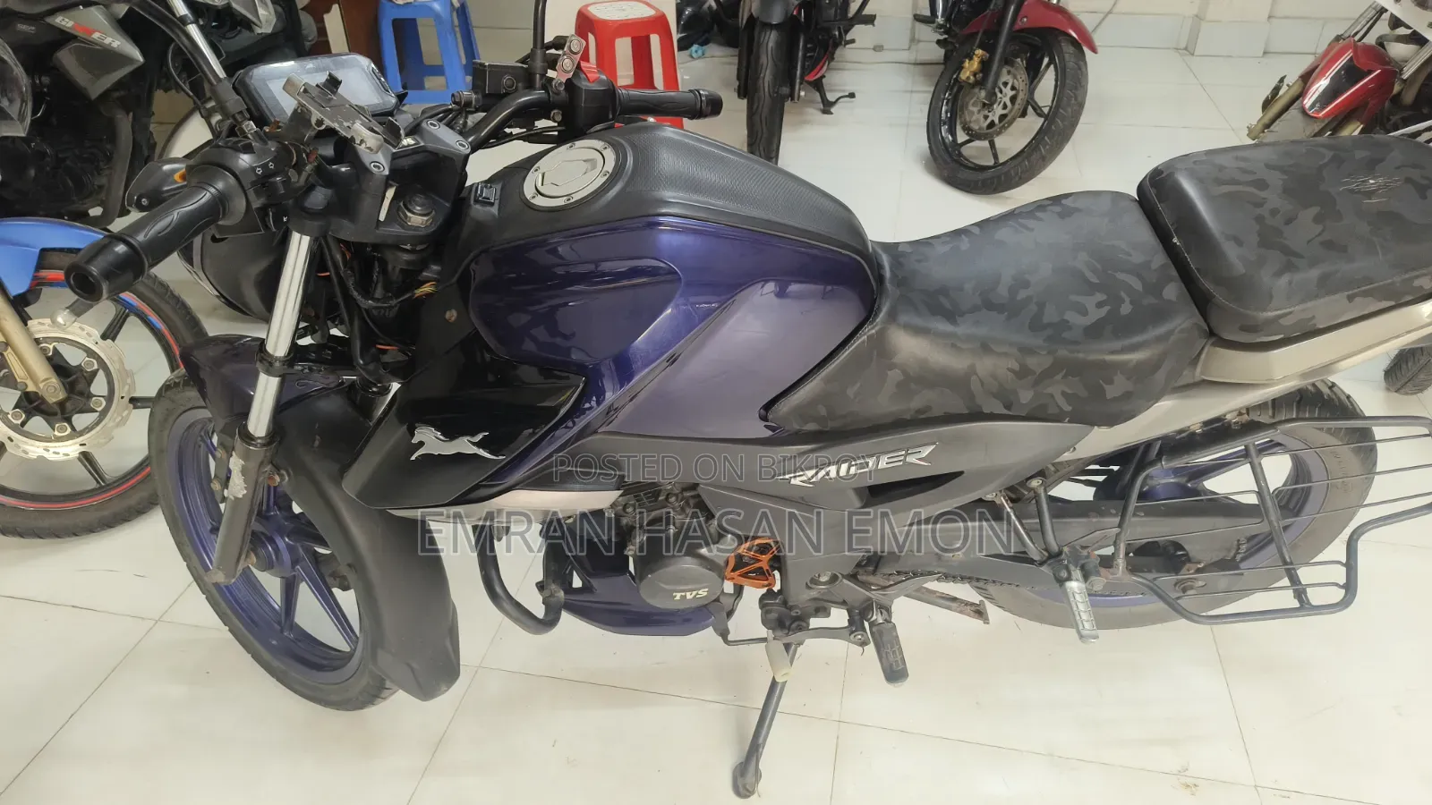 TVS Raider 125 2021 Blue