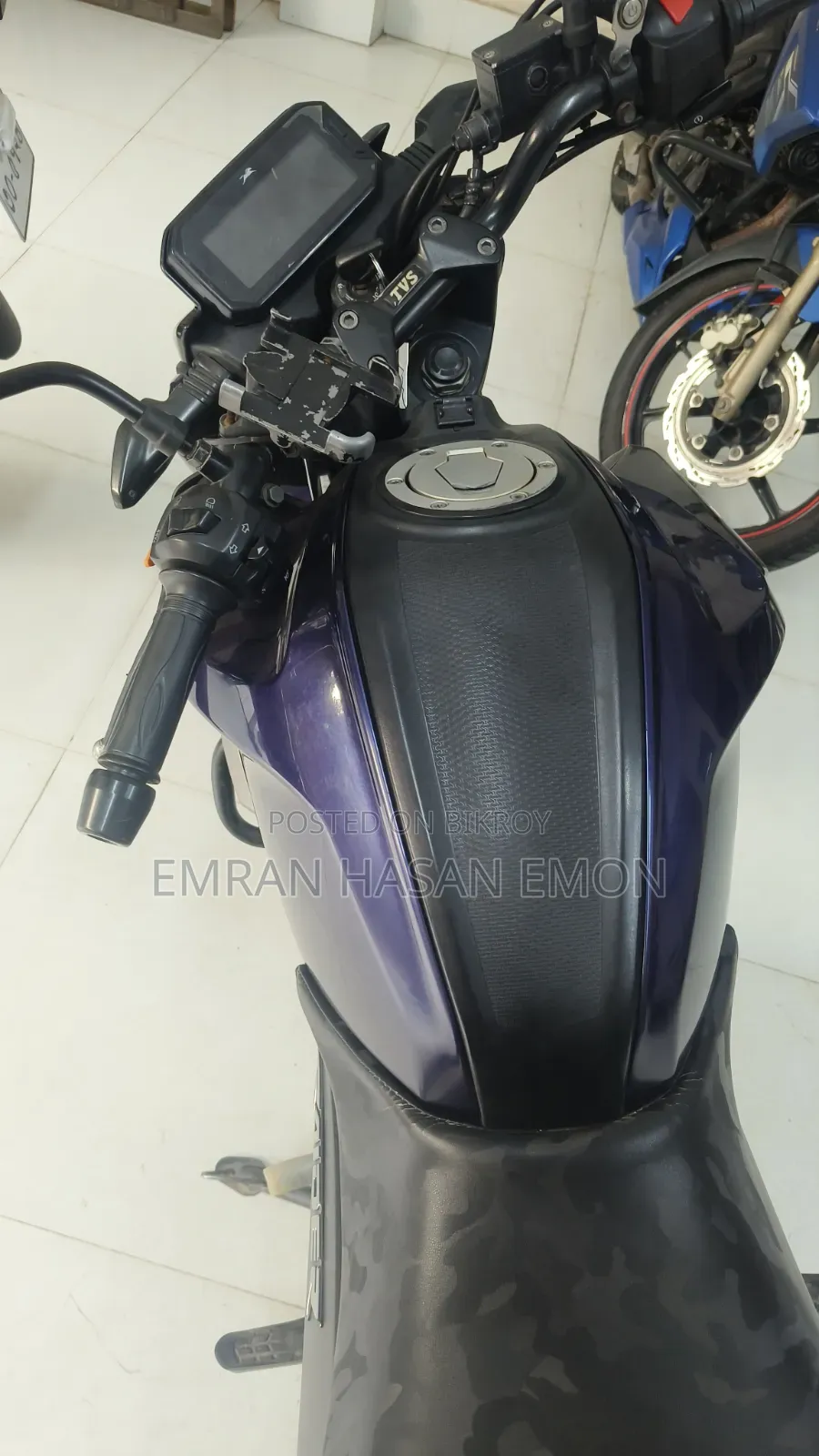 TVS Raider 125 2021 Blue
