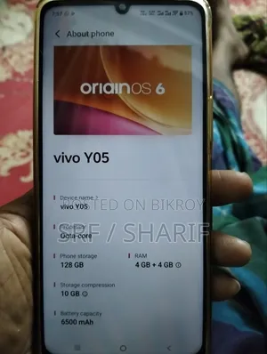 Vivo Y05 128 GB Bronze